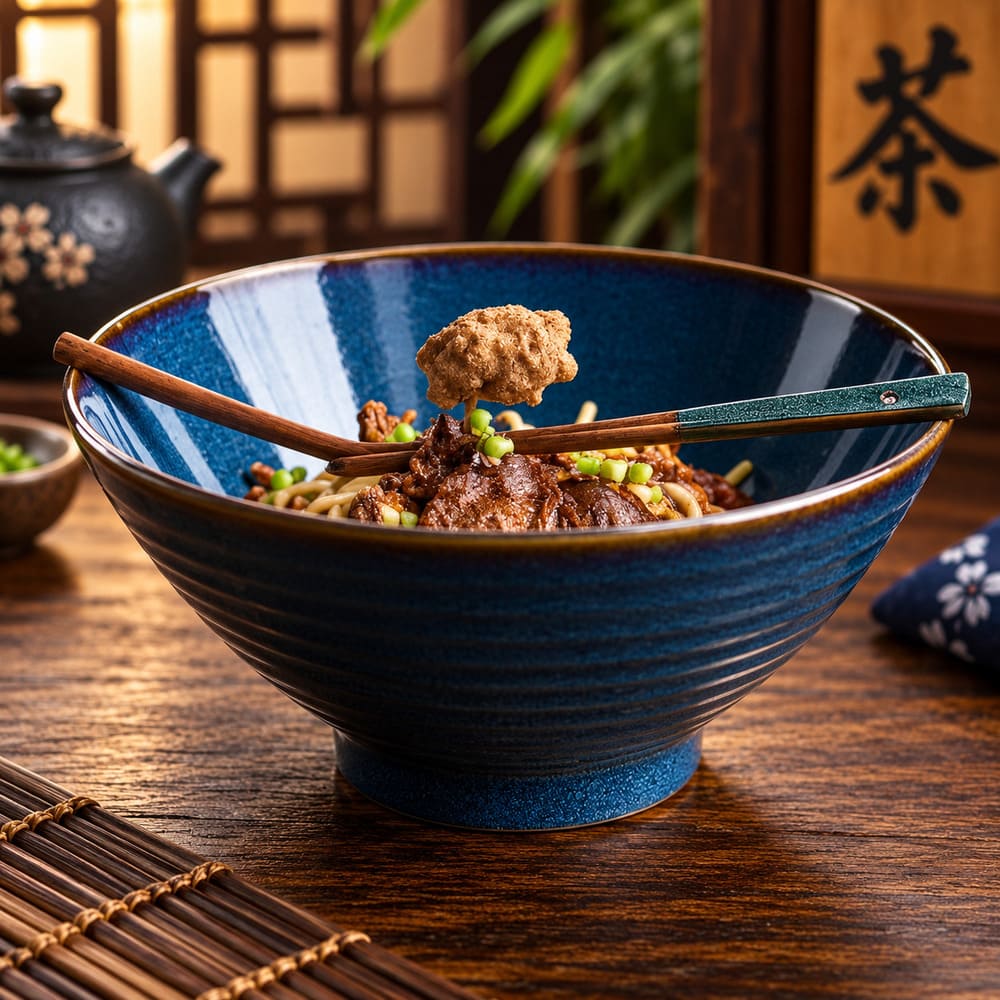 Bol Chinois Porcelaine Bleue