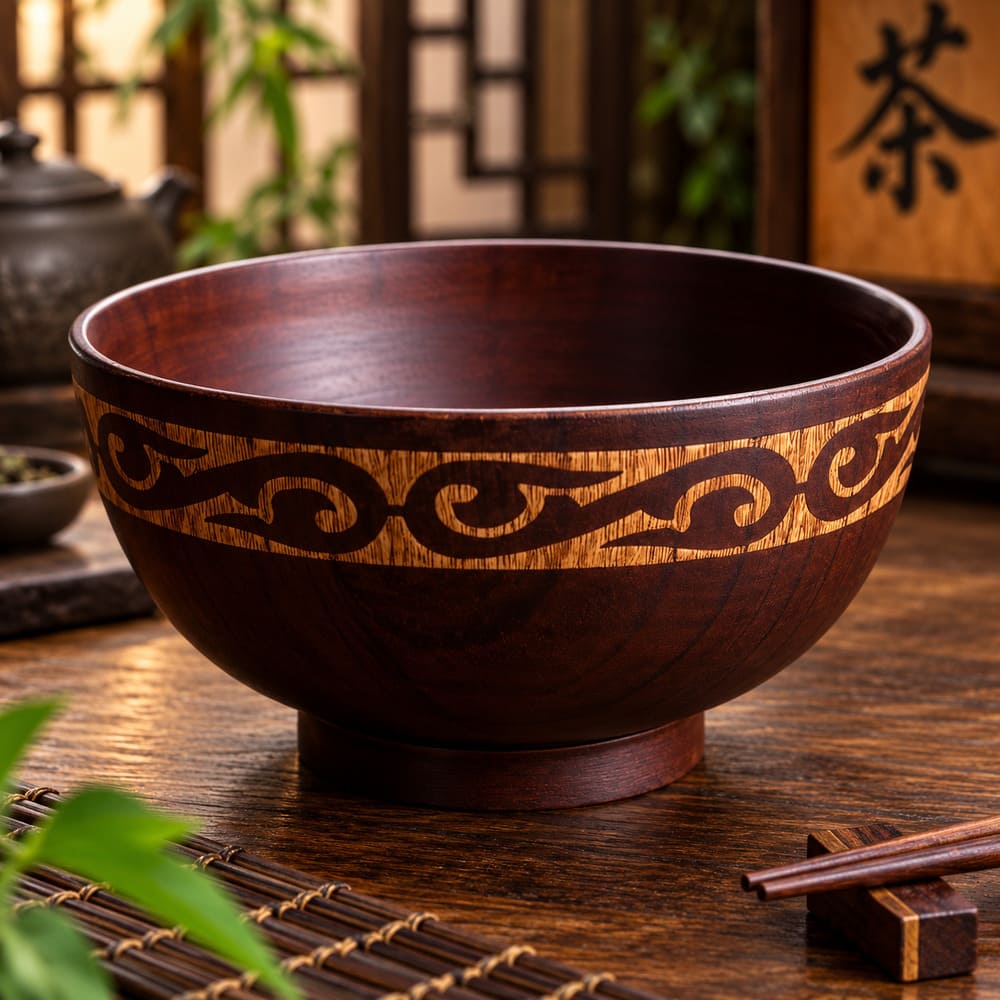 Bol à Riz Chinois en Bois