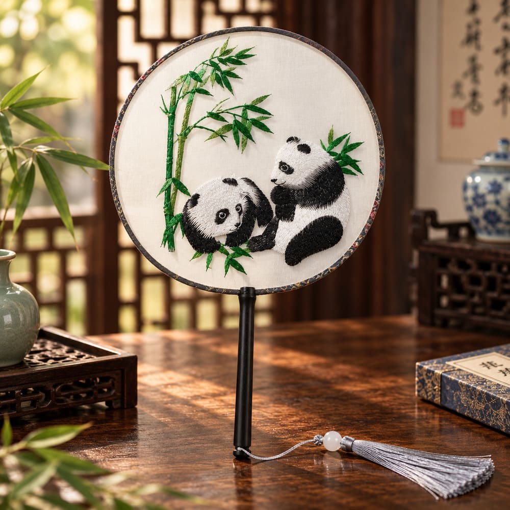 Éventail Chinois Rond