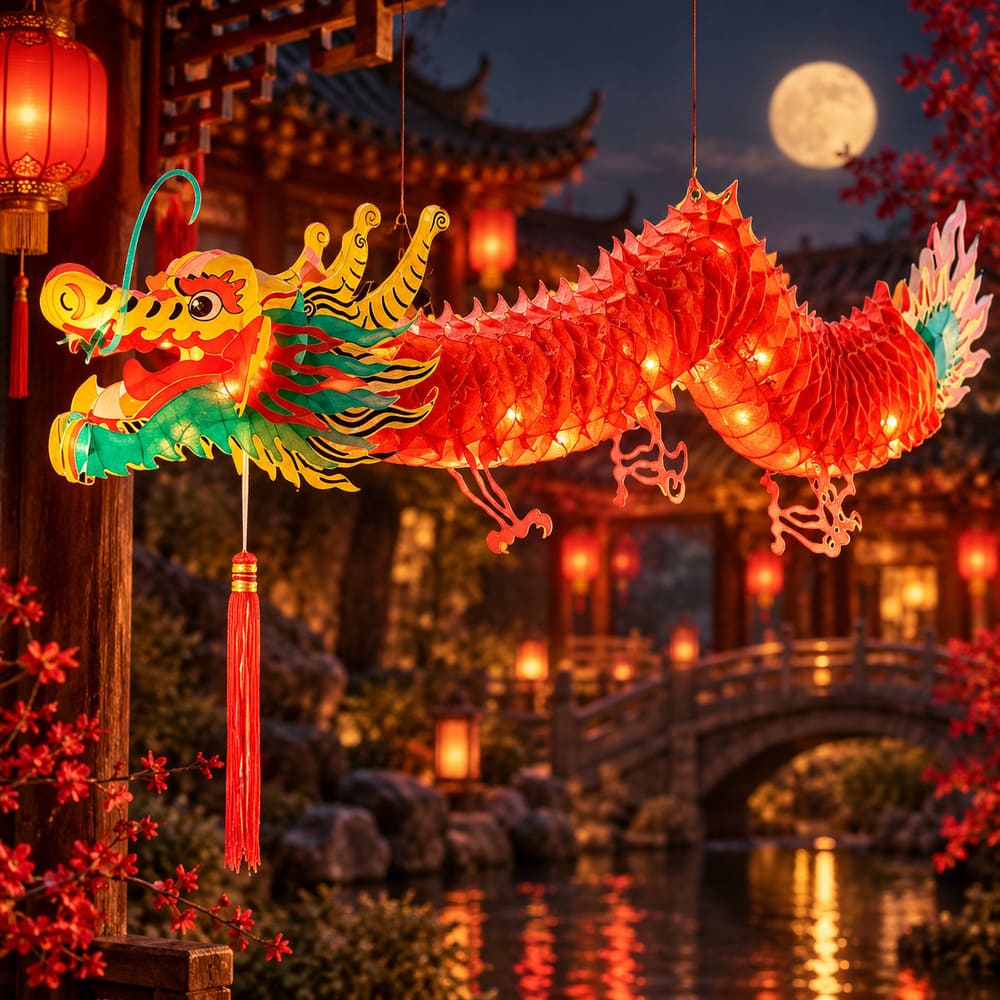 Lampion Guirlande Dragon