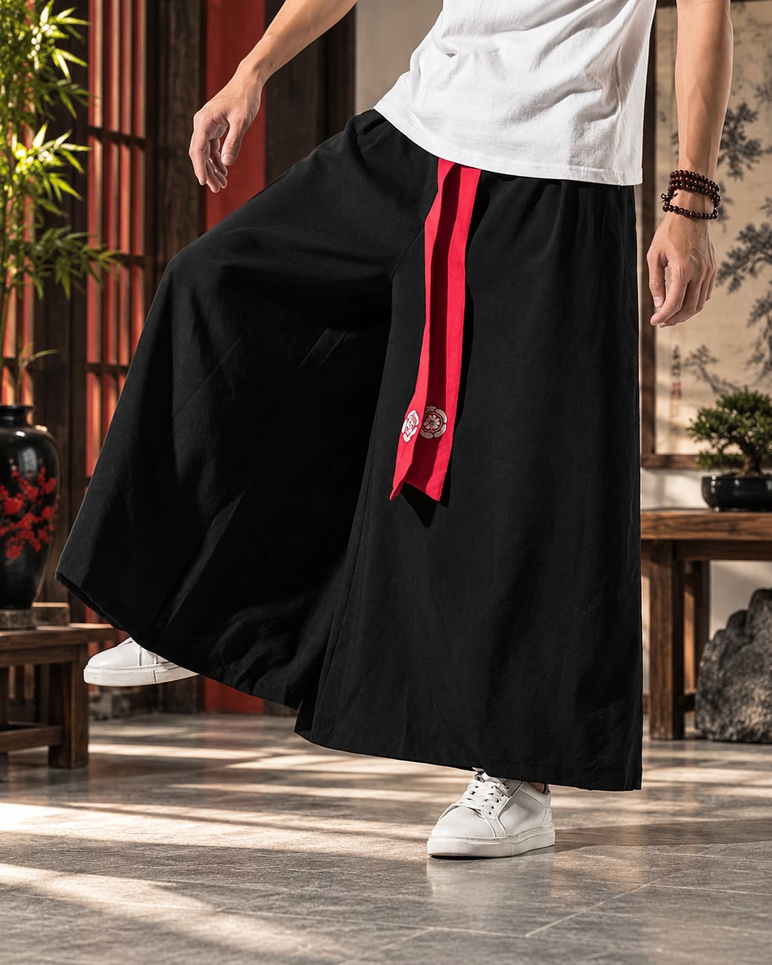 Pantalon Chinois Traditionnel Ample