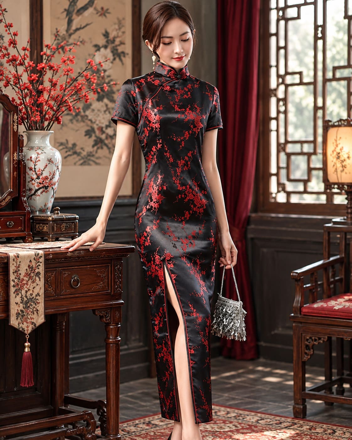 Robe Qipao Longue