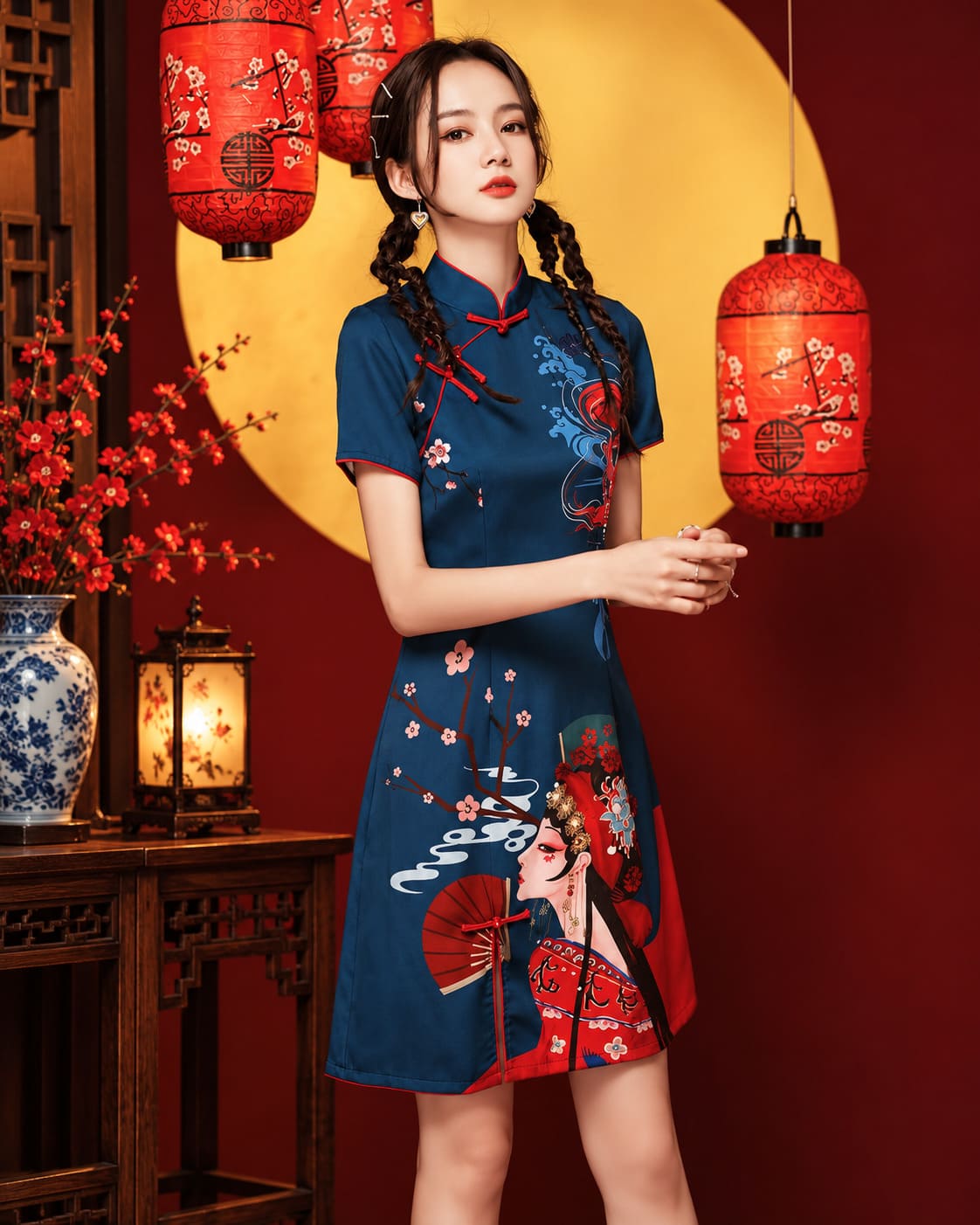 Robe Qipao Moderne