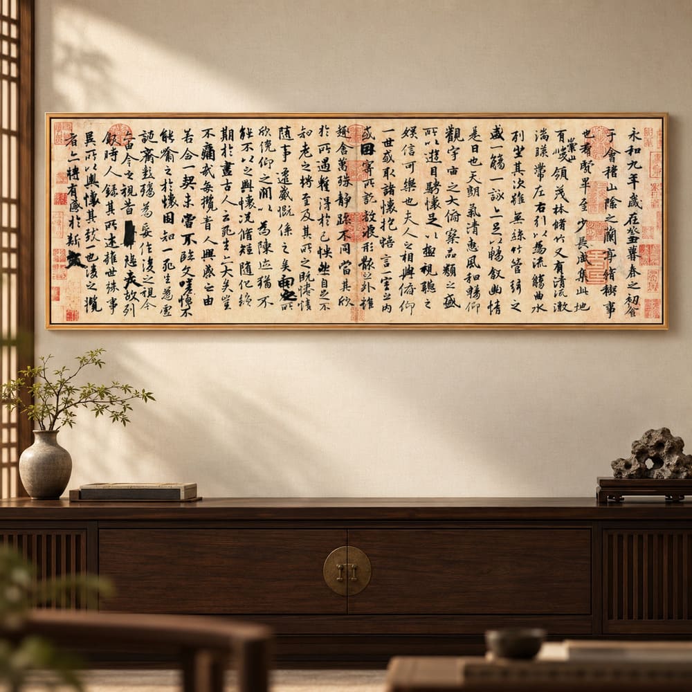 Tableau Calligraphie Chinoise