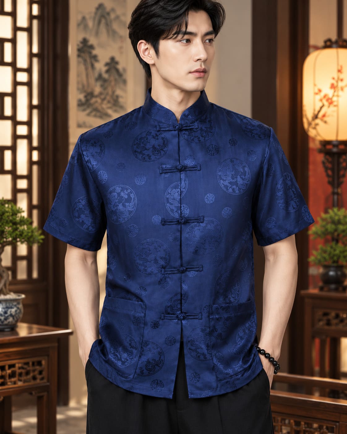 Tangzhuang Homme Dragon