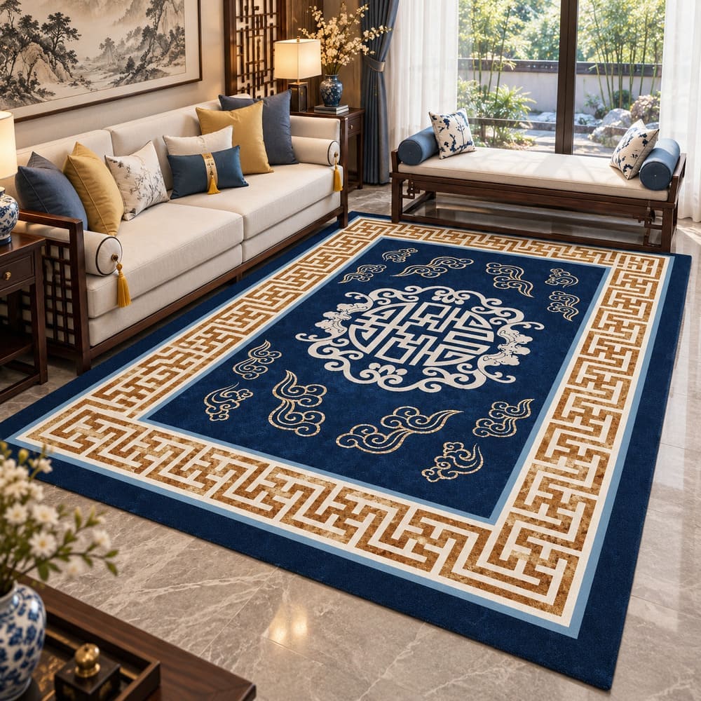 Tapis Chinois Traditionnel – Muraille de Chine