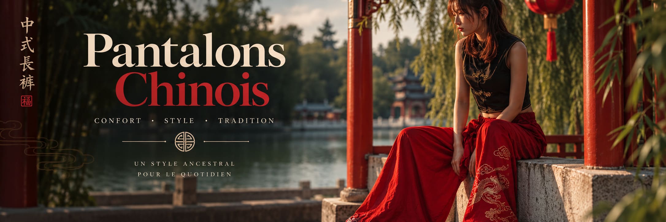 Pantalons Chinois