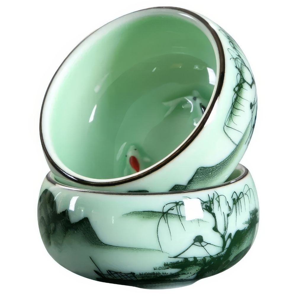 Tasse à Thé Chinoise Céladon