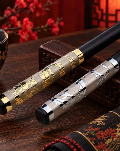 Baguettes Chinoises – Gravure Dragon