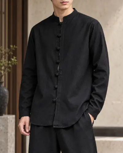 Chemise Chinoise Homme de Luxe